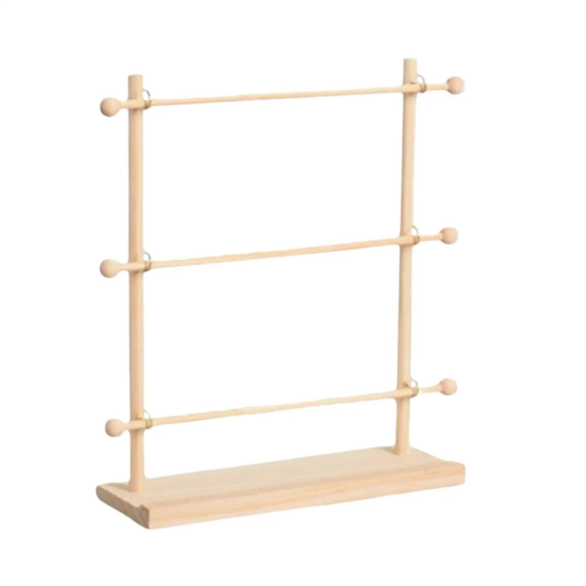 Wooden Ribbon Organizer Rack – Craft Room Storage Shelf