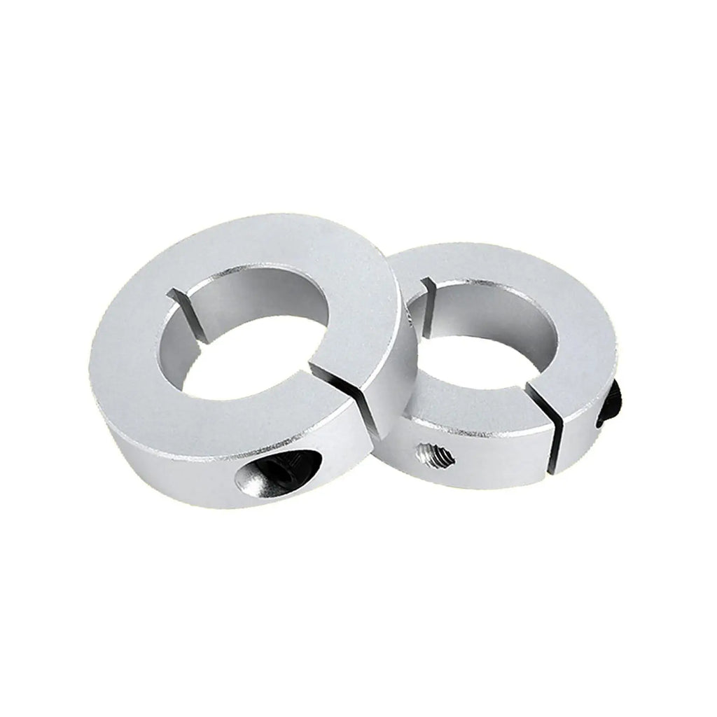 Aluminum Split Shaft Collars 2-Pack | Optical Axis Clamps