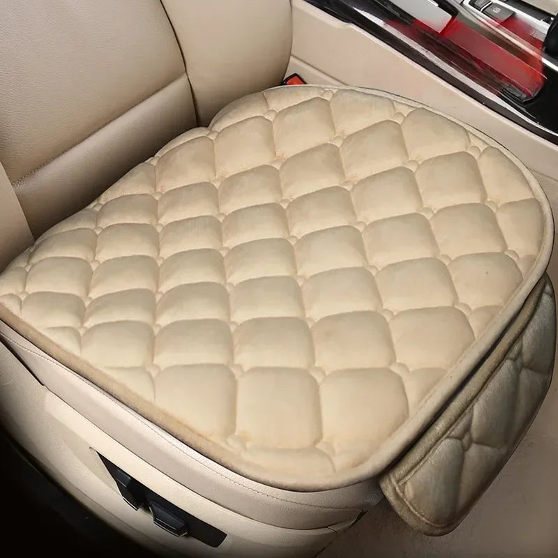 Universal Plush Car Seat Covers – Warm Winter Cushion Protector