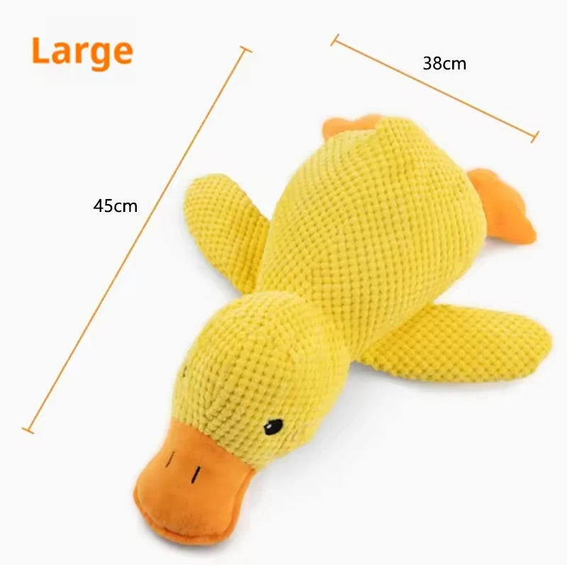 Stomping Duck Dog Toy – Bite-Resistant Squeaky Plush Pet Toy