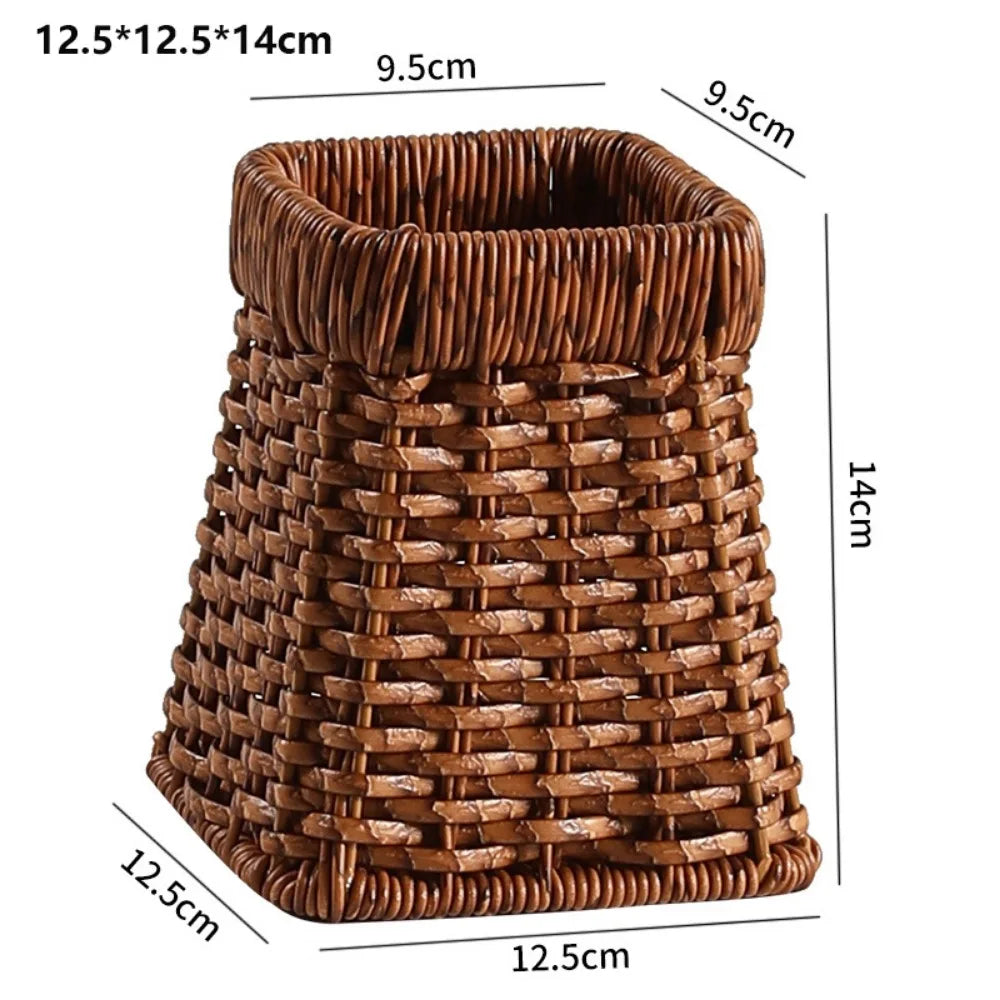 Woven Rattan-Style Basket – Bread, Fruit & Storage | 12 Styles