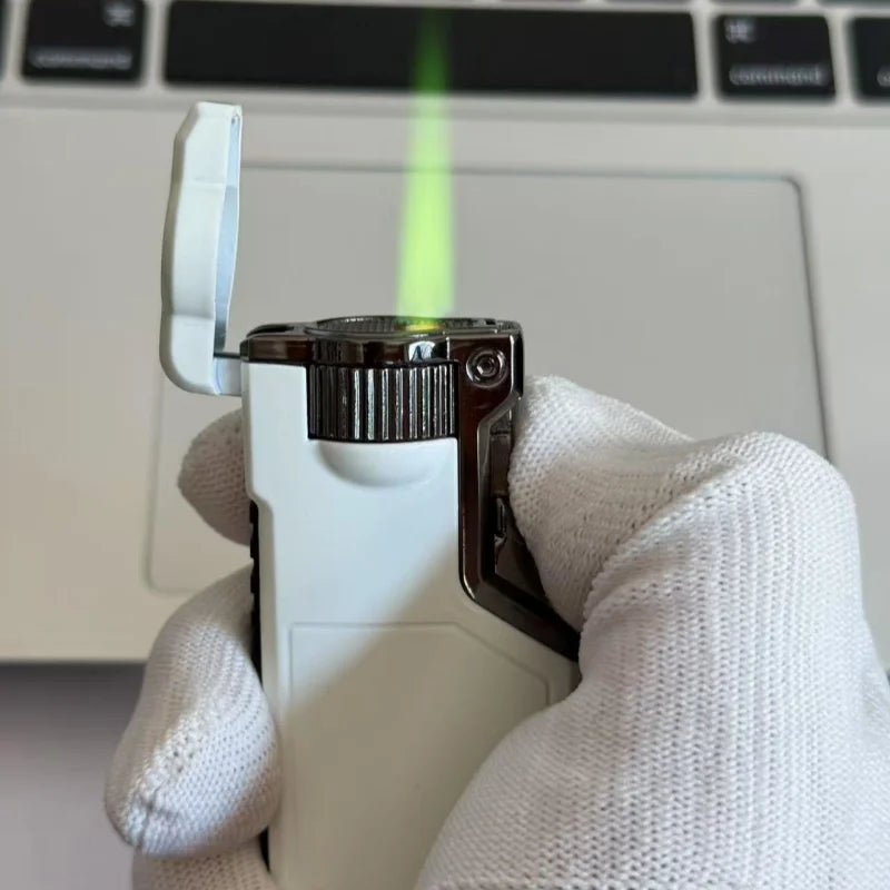 Tri-Color Flame Windproof Butane Lighter | Creative Gift