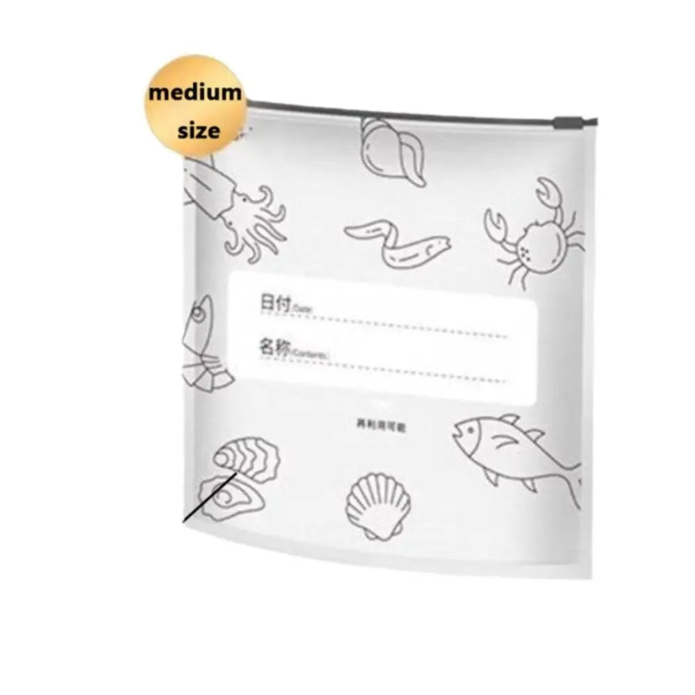 10-Pack Aluminum Foil Zip Lock Bags – Reusable Freezer Storage