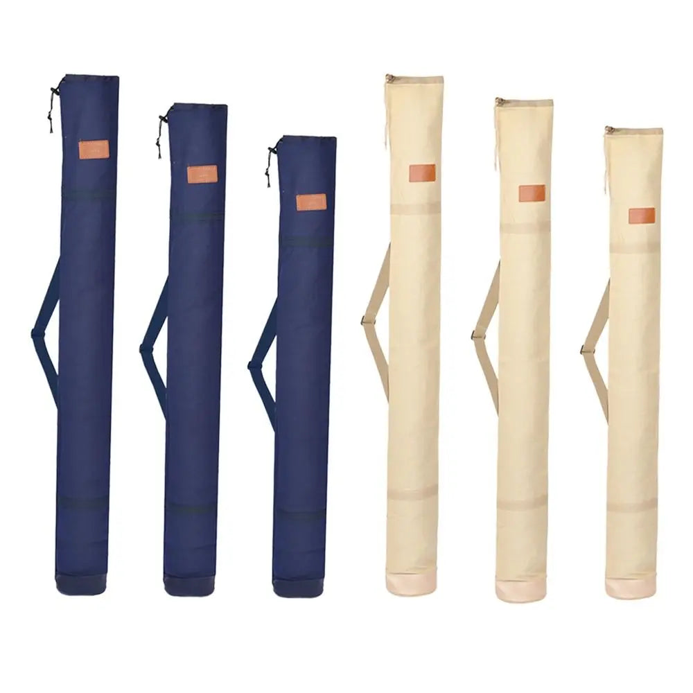 Canvas Fishing Rod & Tackle Bag – Large Portable Storage