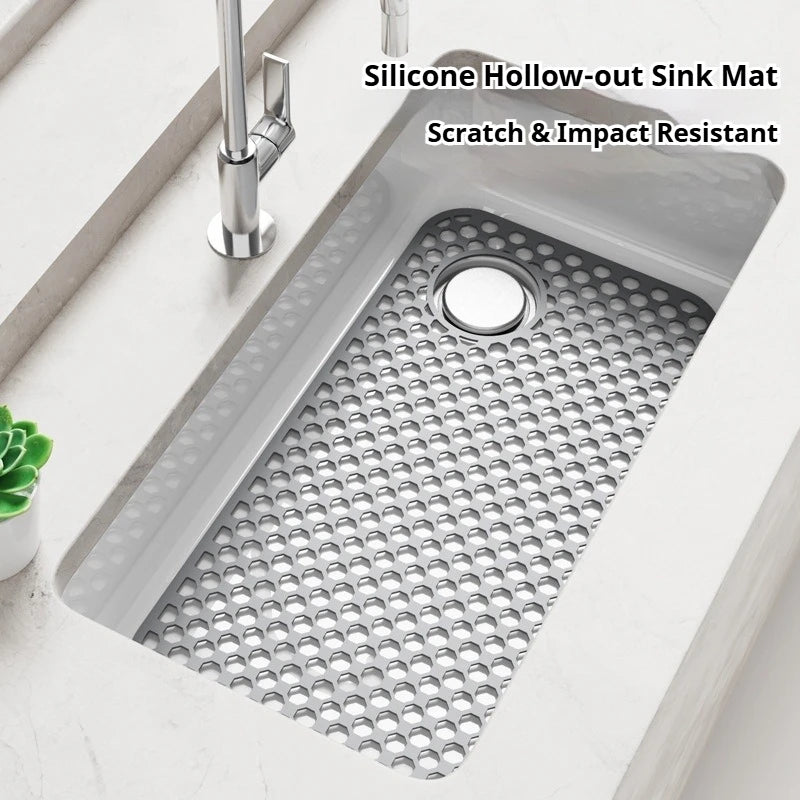 Silicone Sink Mat – Non-Slip Heat-Resistant Dish Drying Pad
