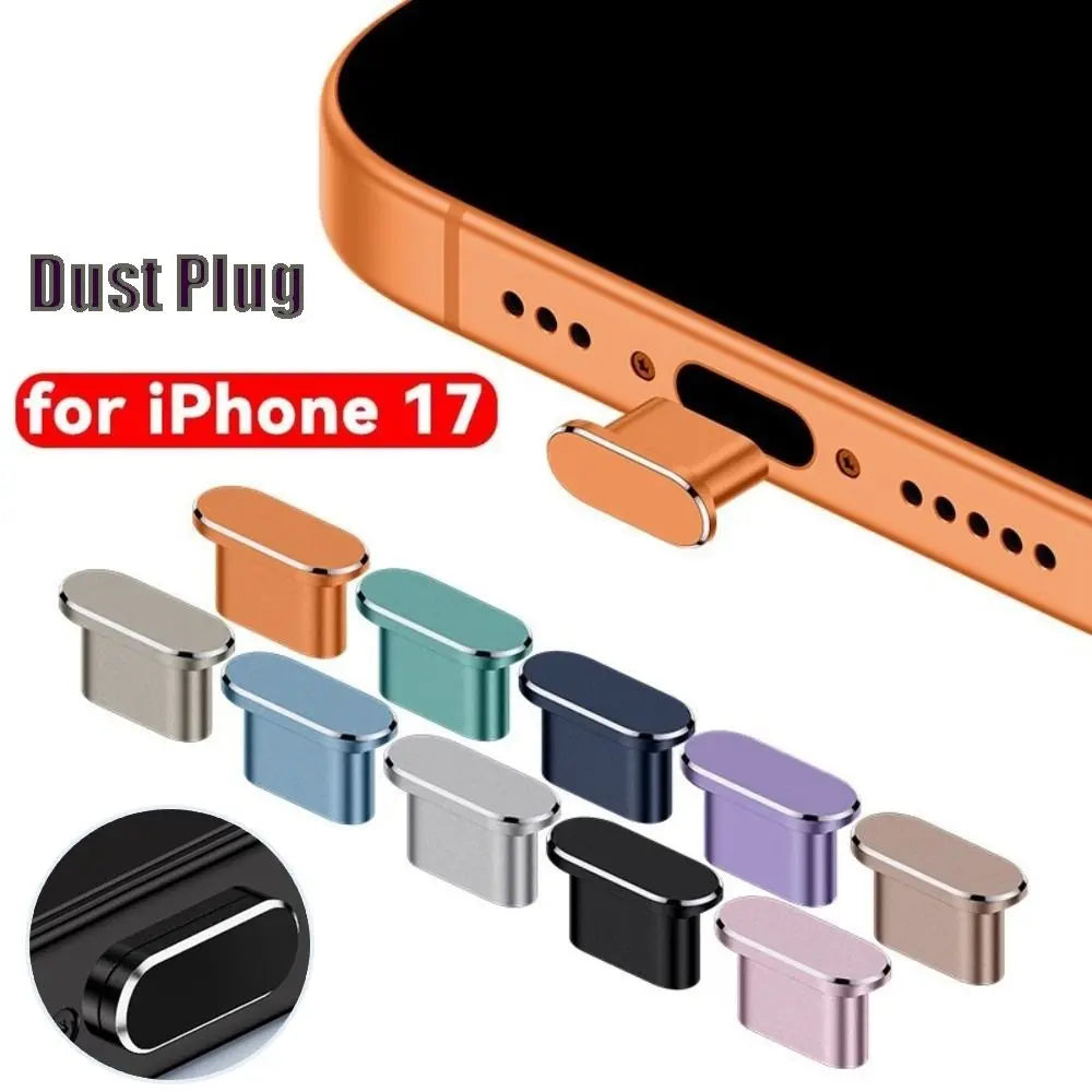 Metal USB Type-C Dust Plug – Port Protector Cap for iPhone