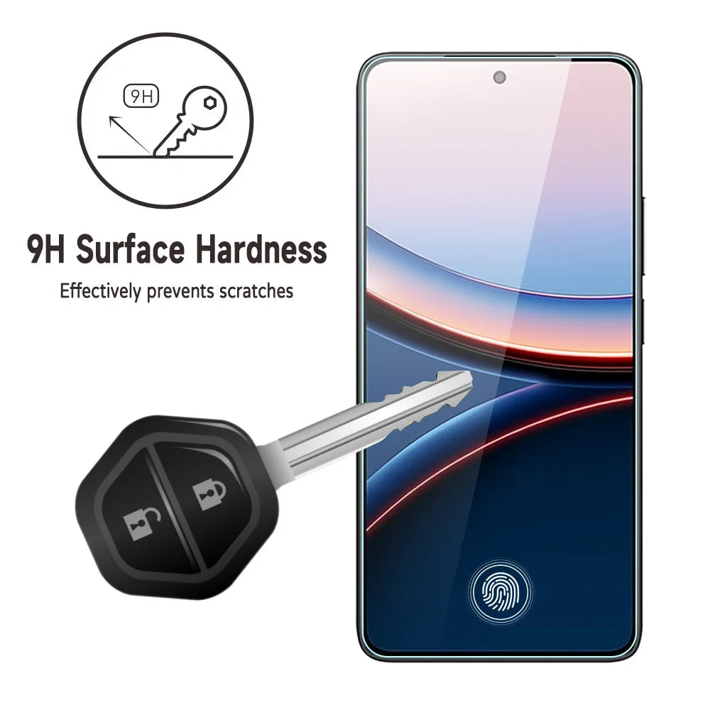 Tempered Glass Screen Protector for Poco F8 F7 X8 Pro – HD Full Cover