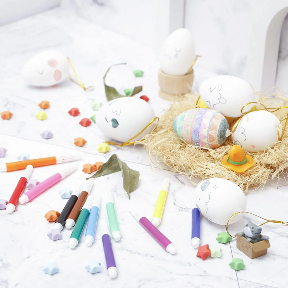 White Foam Easter Eggs DIY Craft Decoration 3–8cm | 1pc