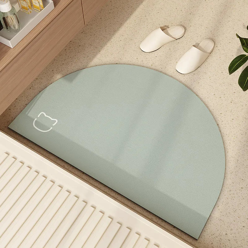 Semicircular Non-Slip Door Mat – Indoor & Outdoor Floor Mat
