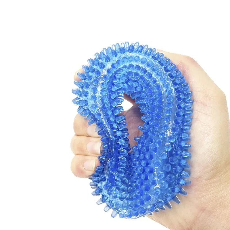 Squeaky Dog Chew Toy – TPR Bite-Resistant Molar Teeth Cleaner