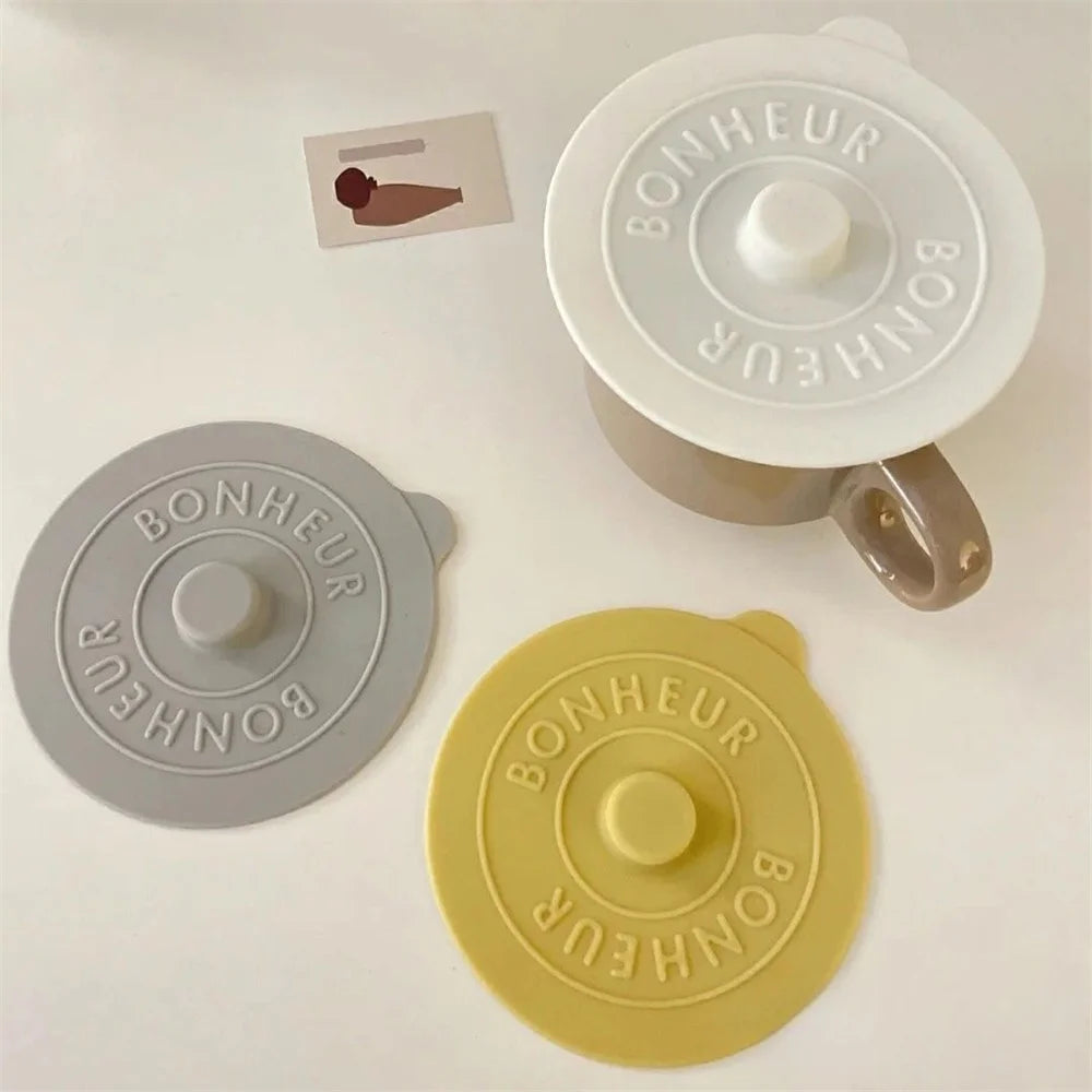 Sunflower Silicone Mug Lid – Dustproof Cup Cover, FCM Safe