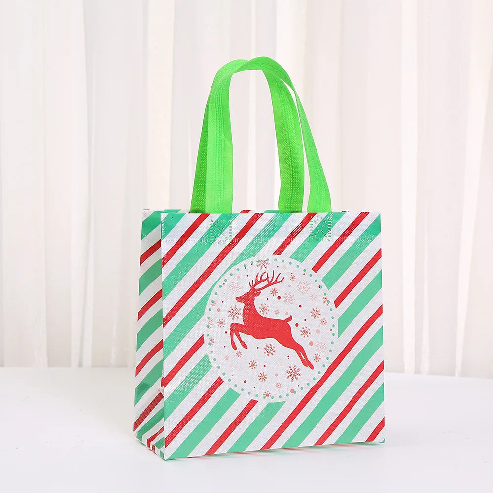 Large Christmas Non-Woven Gift Bag with Handles 20x20x9cm