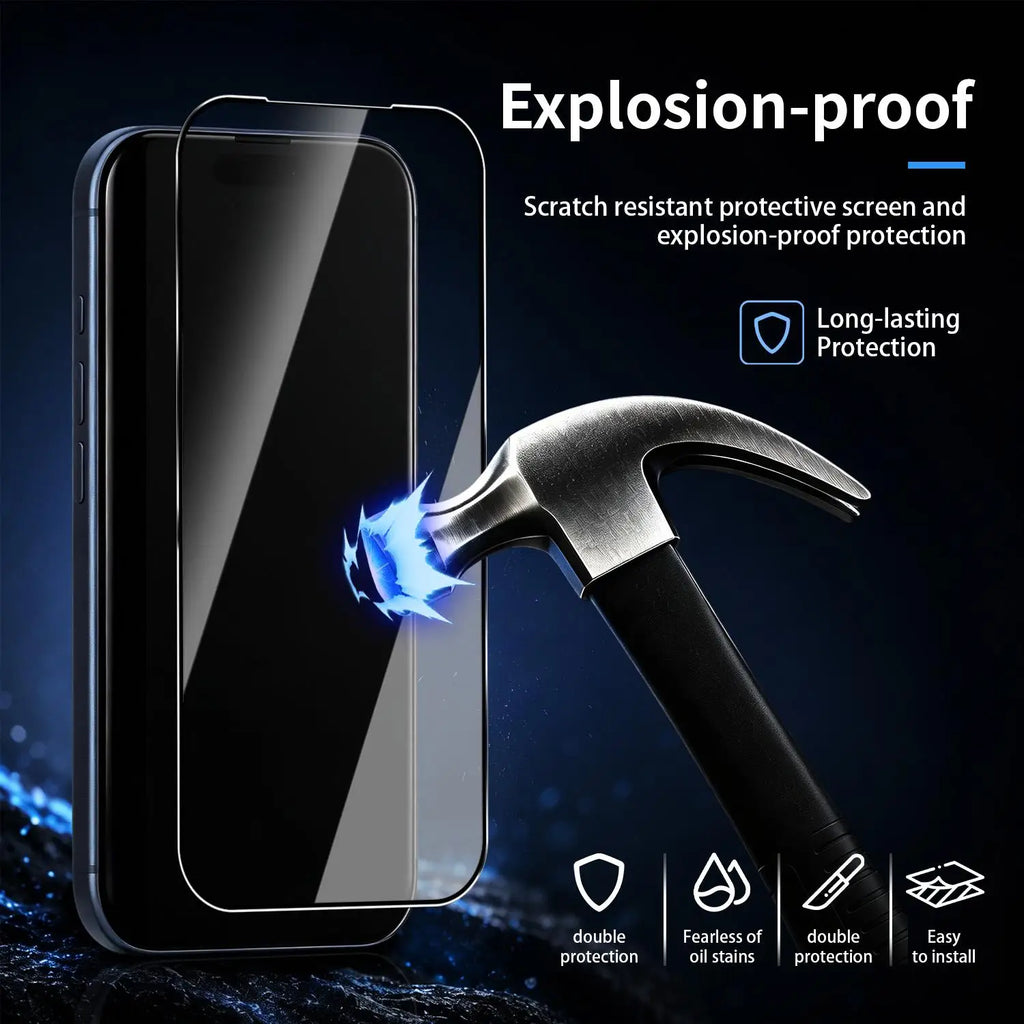 iPhone 18 Pro/Pro Max/Ultra HD Tempered Glass Screen Protector