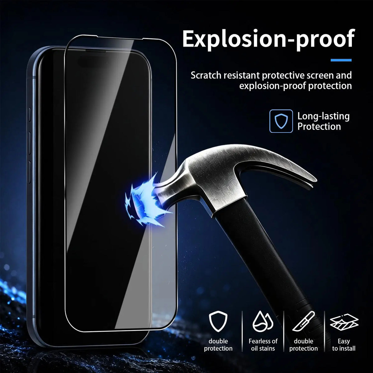 iPhone 18 Pro/Pro Max/Ultra HD Tempered Glass Screen Protector