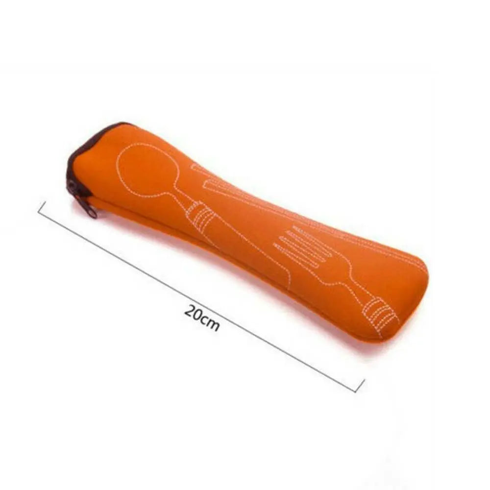 Portable Cutlery Bag – Travel Utensil Pouch for Camping & Picnics