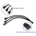 4-Pin PWM 1-to-3 CPU Fan Splitter Cable | PC Cooling Adapter