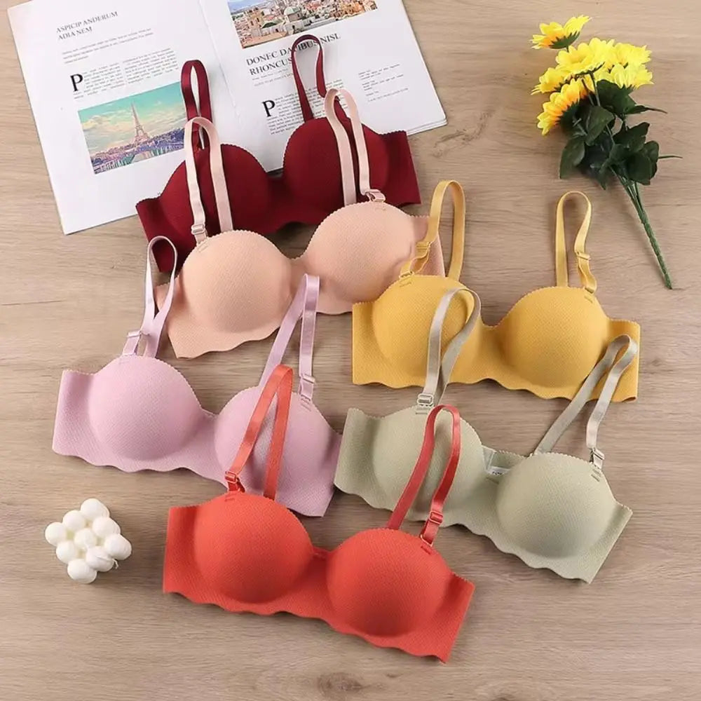 Seamless Wireless Push-Up Bra | Candy Colors, Adjustable