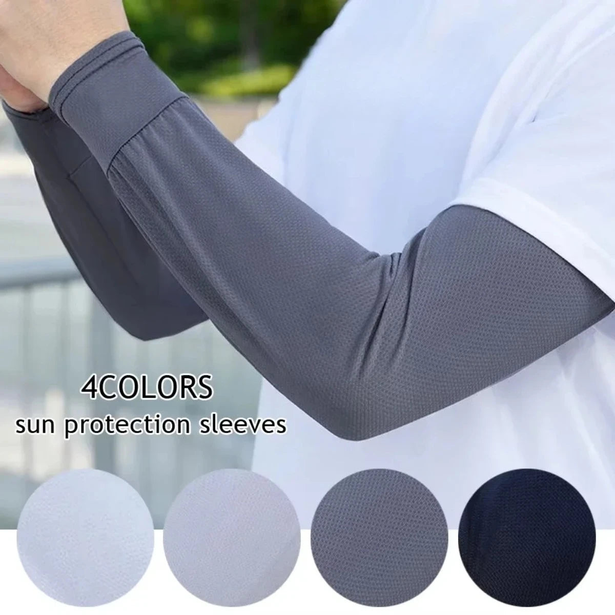 UV Protection Arm Sleeves for Cycling, Running & Driving