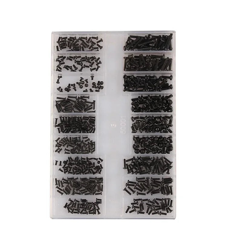 Universal Mini Screw Set 500 Pcs – 18 Types for Laptop & Phone