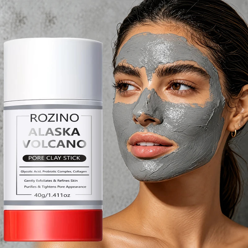 ROZINO Clay Mask Stick 40g – Deep Cleansing All Skin Types