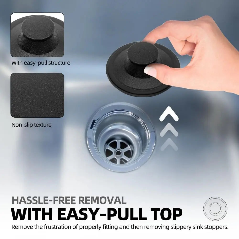 Universal Garbage Disposal Stopper – Anti-Odor Sink Drain Plug