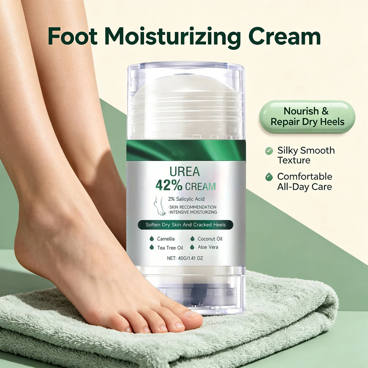 42% Urea Foot Cream Stick with 2% Salicylic Acid | Cracked Heels