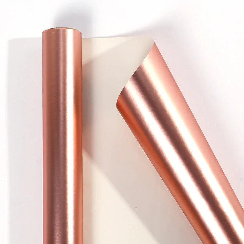 Metallic Matte Wrapping Paper Roll 43cm x 3m – Holiday Gift Wrap