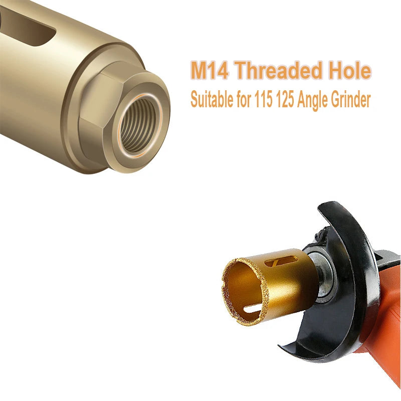 M14 Brazed Diamond Core Drill Bit – Stone Marble Granite