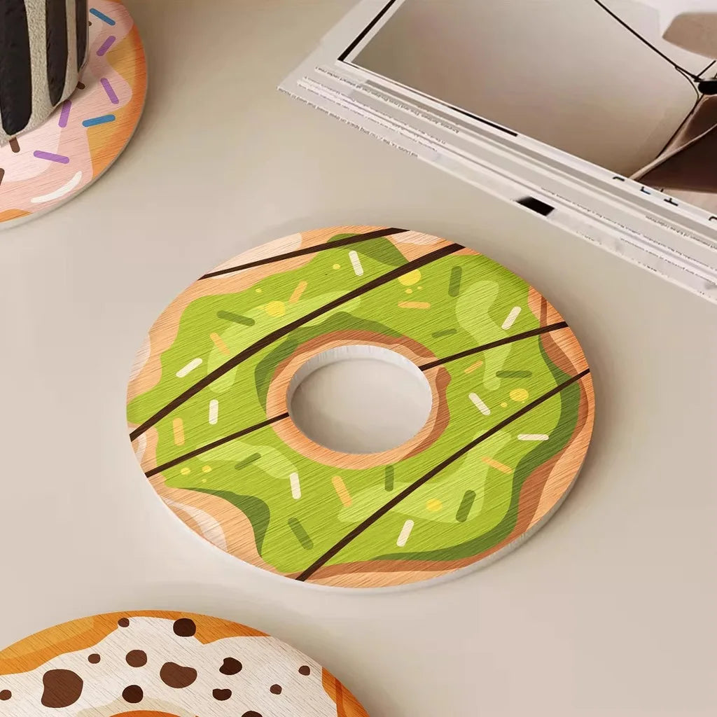 Donut Diatomite Absorbent Drink Coaster – Eco-Friendly