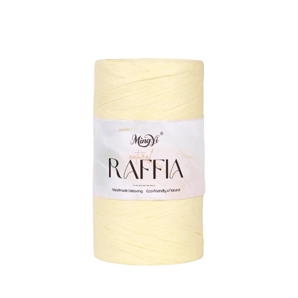 Multi-Color Raffia Yarn – 100% Bamboo Fiber Knitting Cord 100g