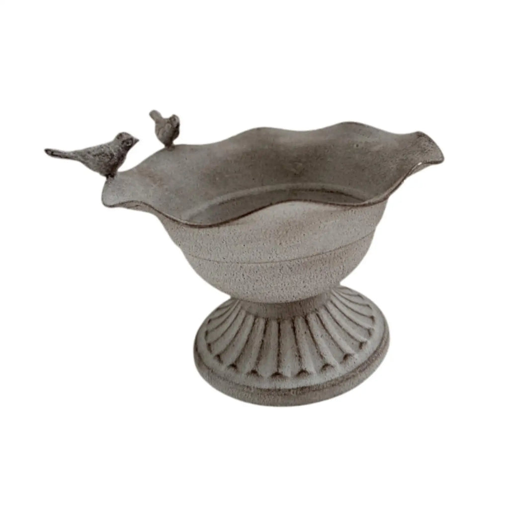 Antique Goblet Urn Metal Vase – Vintage Iron Flower Planter