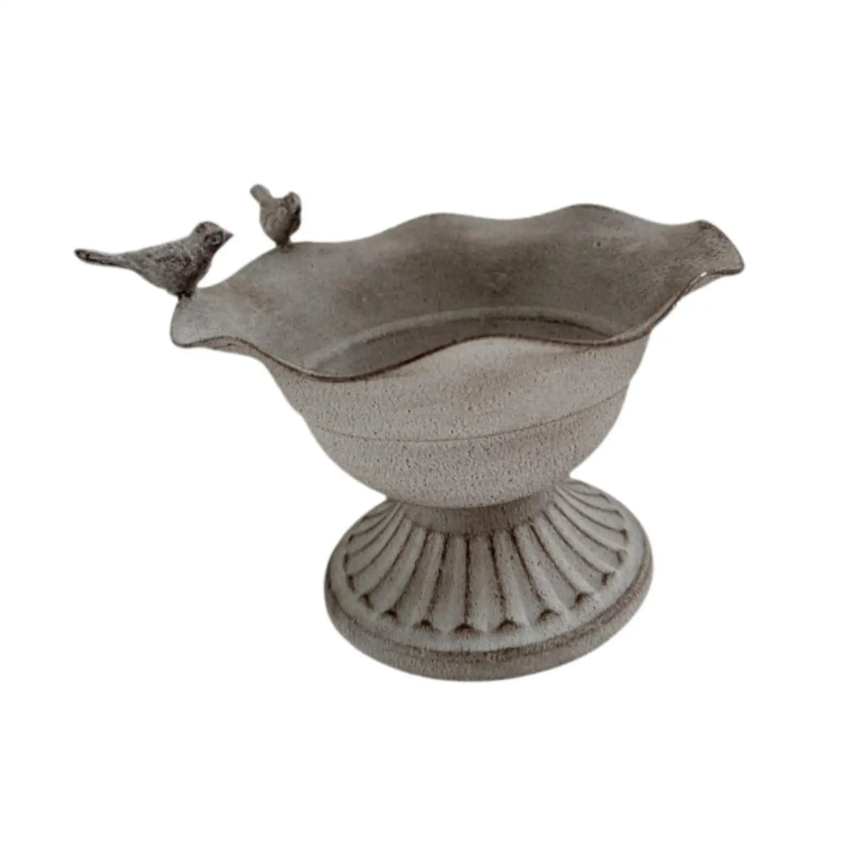 Antique Goblet Urn Metal Vase – Vintage Iron Flower Planter