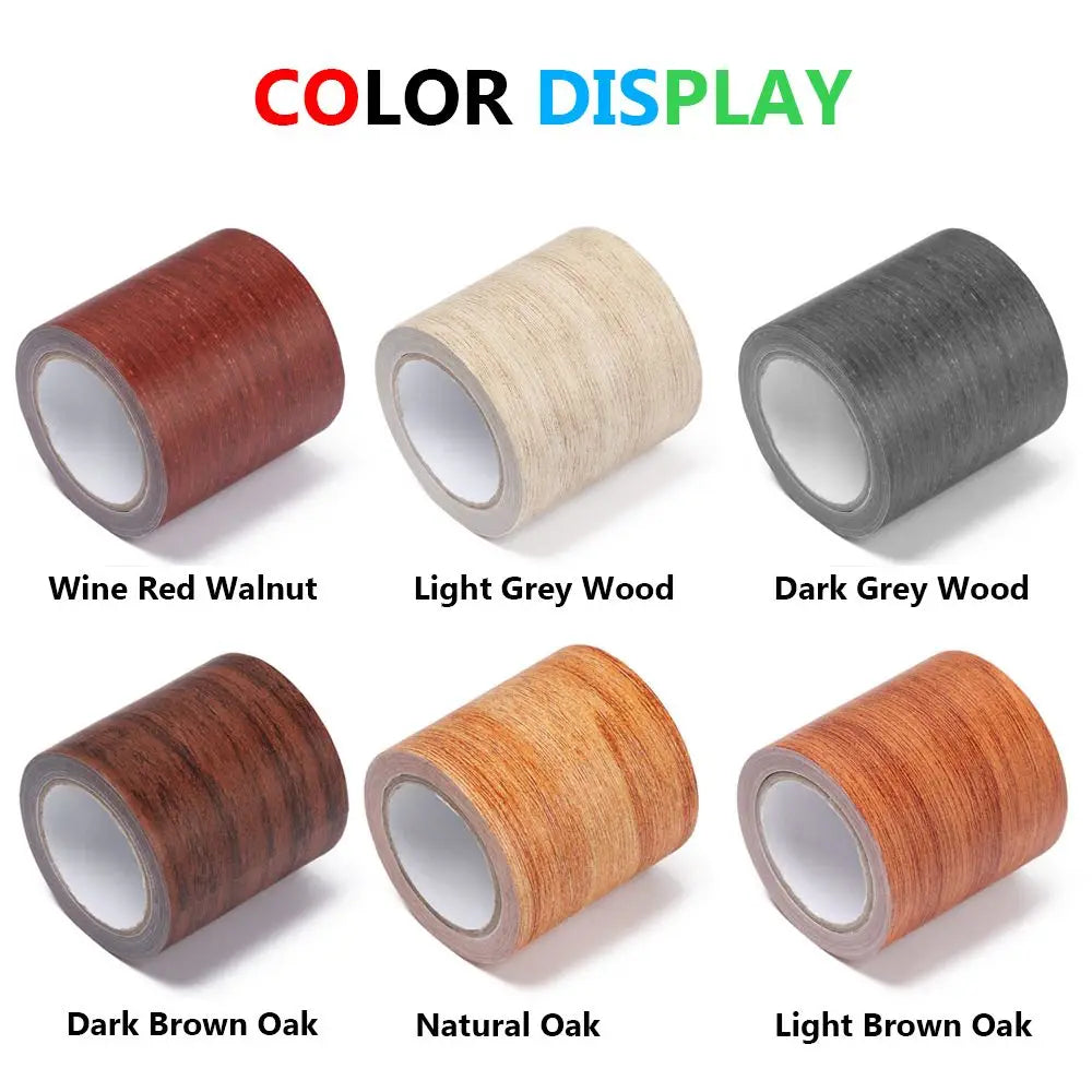 Wood Grain Furniture Repair Tape 5M – Self-Adhesive Decor