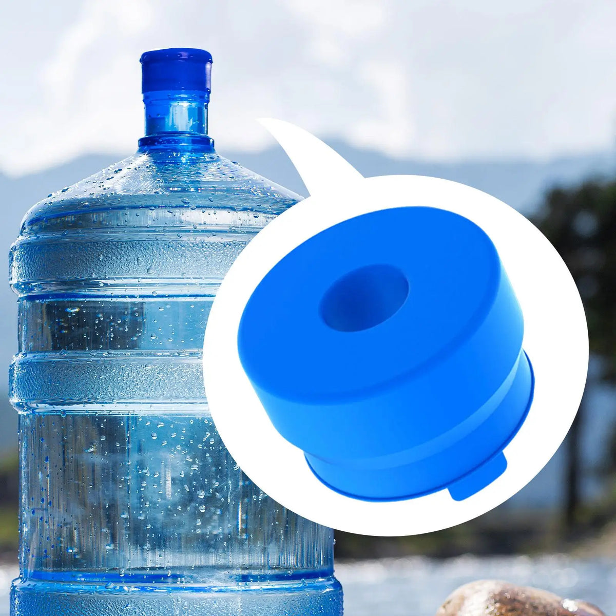 Silicone Water Jug Cap for 5 Gallon Bottle Dispenser