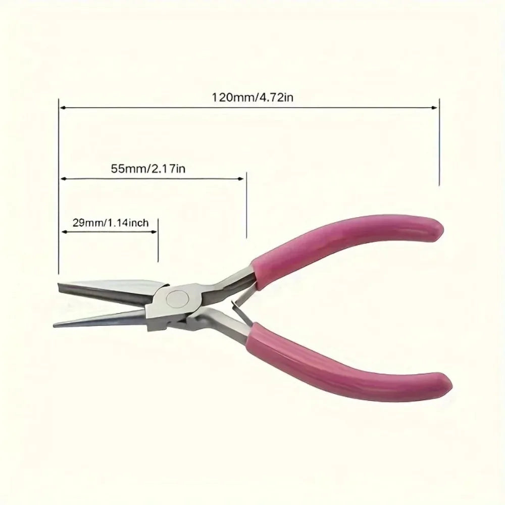 5-Inch Round Concave Pliers | Precision Jewelry Wire Loop Tool