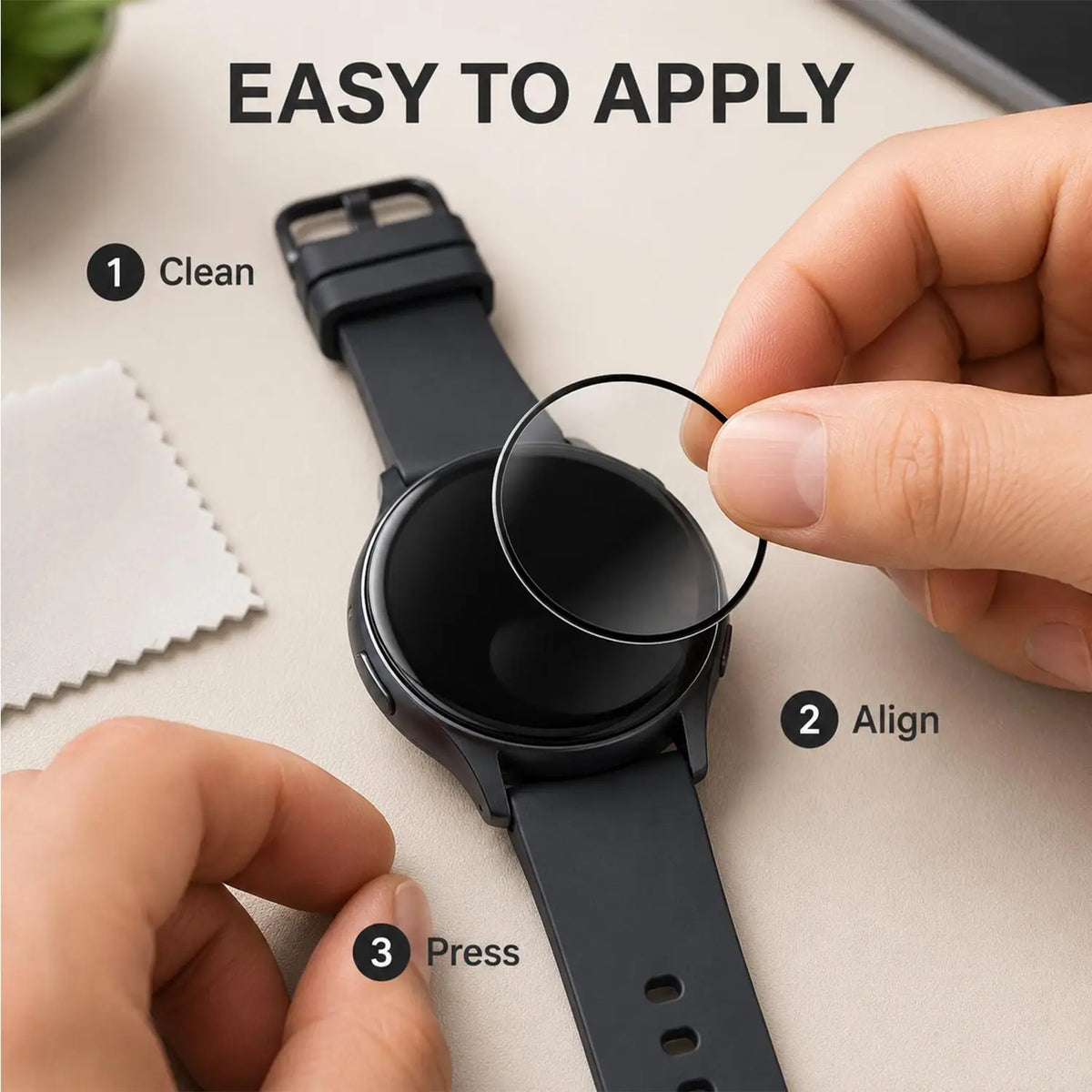 PMMA Screen Protector – Samsung Galaxy Watch 9 & Ultra 2