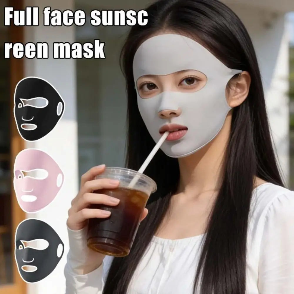 Ice Silk UPF 50+ Sun Face Mask & Neck Scarf | Cycling