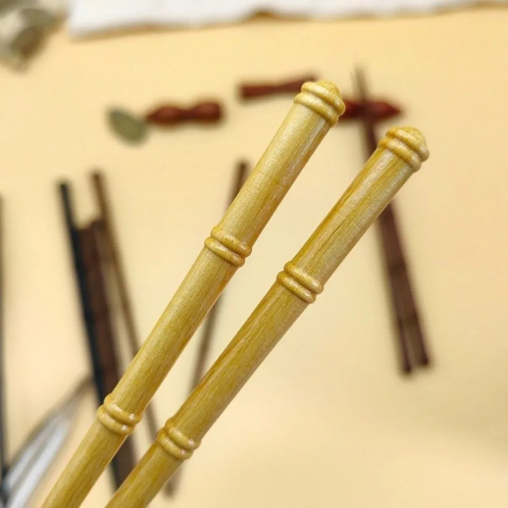 Japanese Retro Wooden Chopsticks – Handmade 1 Pair, 23.5cm
