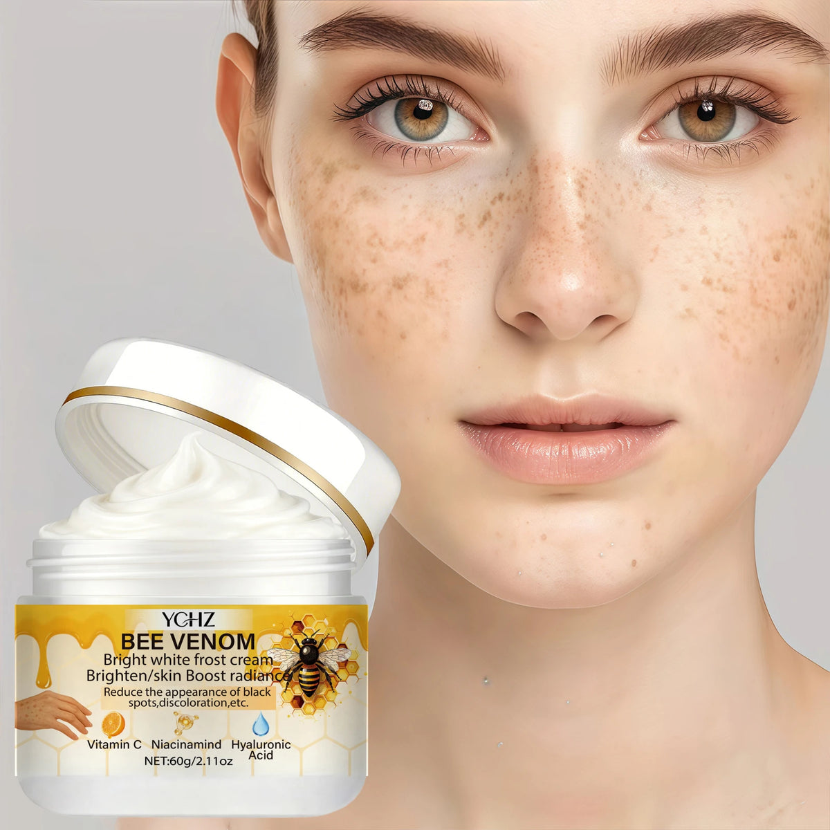 YCHZ Bee Venom Brightening Cream – Even Skin Tone 60g