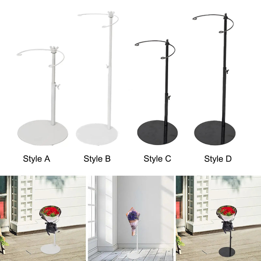 Iron Bouquet Display Stand – Adjustable Flower Holder