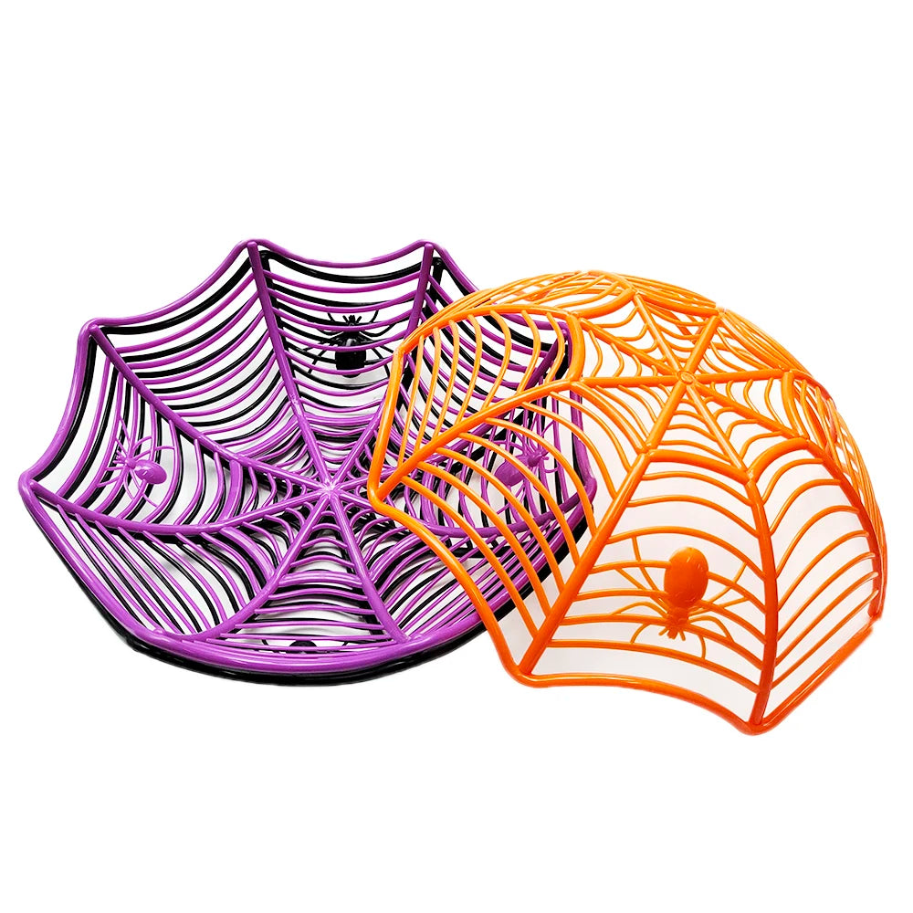 Halloween Spider Web Candy Bowl – Trick or Treat Basket