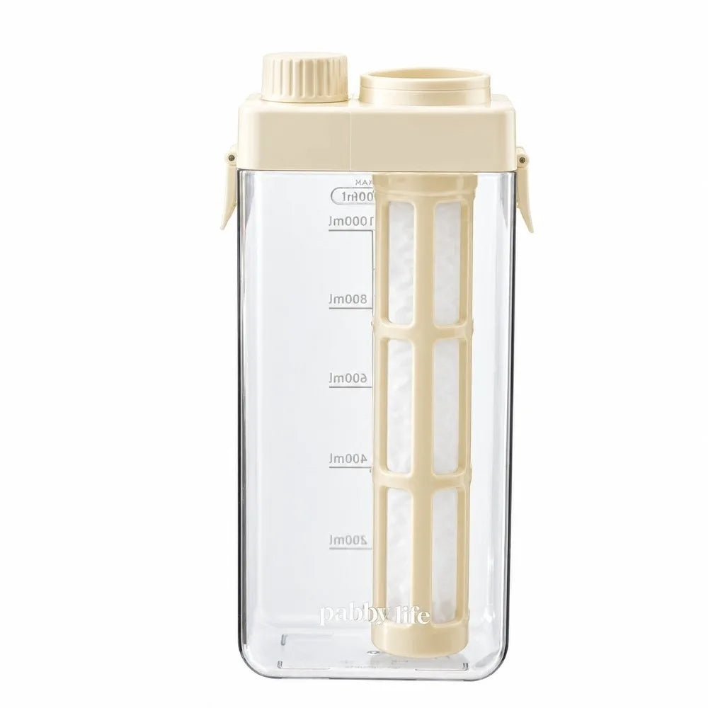 Cold Brew Coffee Maker Pitcher | Fine Mesh Filter & Scale