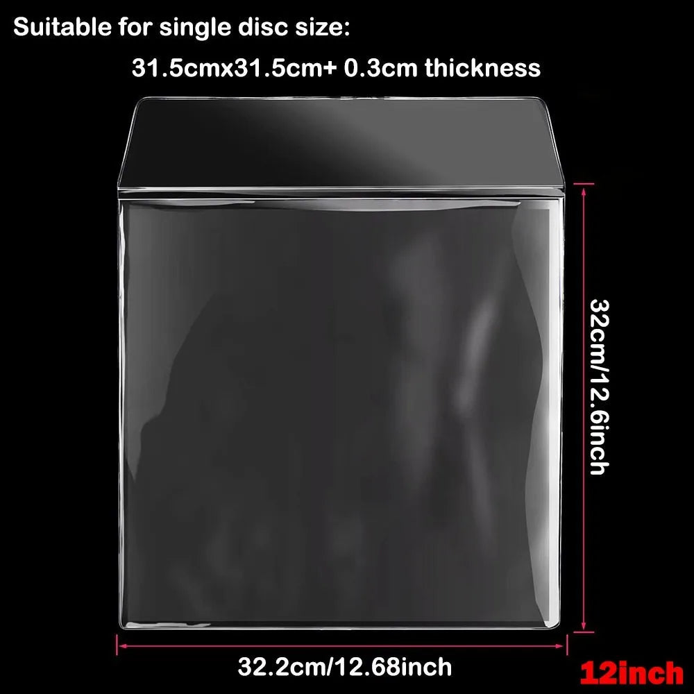 Resealable PVC Vinyl Record Sleeves – 7, 10 & 12 Inch LP Covers
