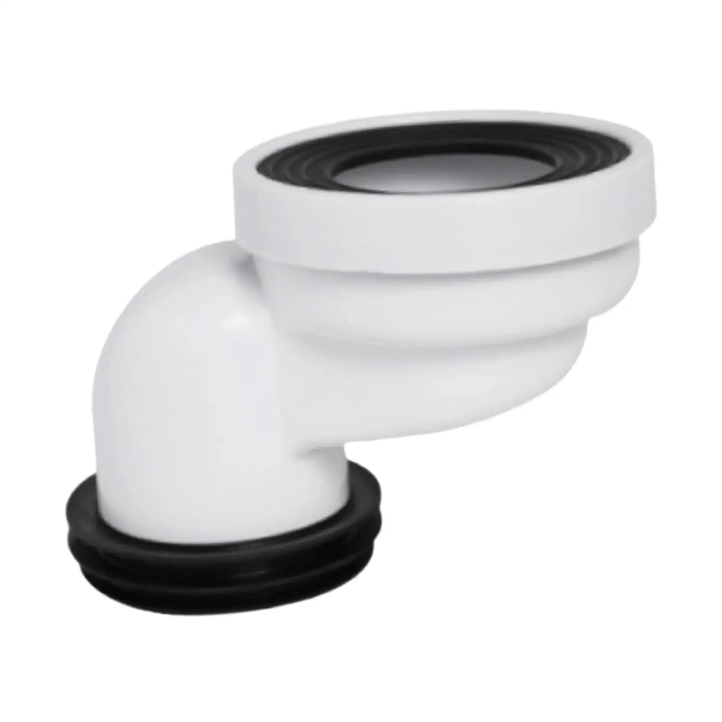 Offset Toilet Flange PP Rubber Leakproof Extension Connector
