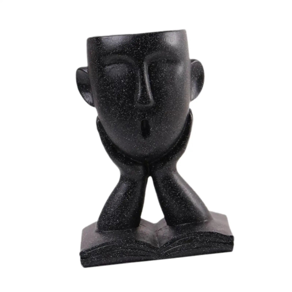 Resin Book Character Planter – Decorative Desk & Shelf Pot