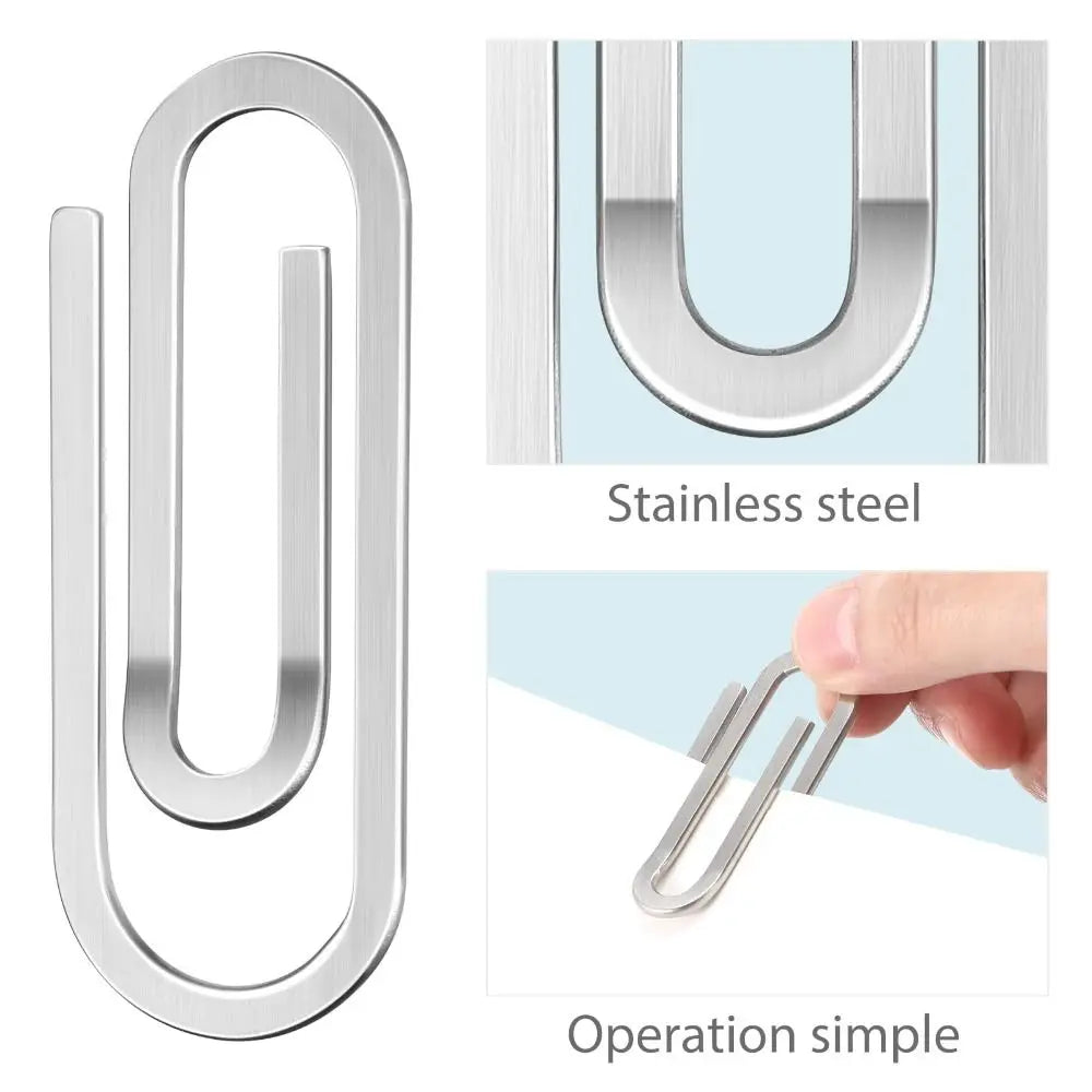 Stainless Steel Ultra-Thin Money Clip | Minimalist Wallet