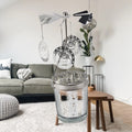 Rotary Metal Carousel Candle Holder | Spinning Tea Light Tray