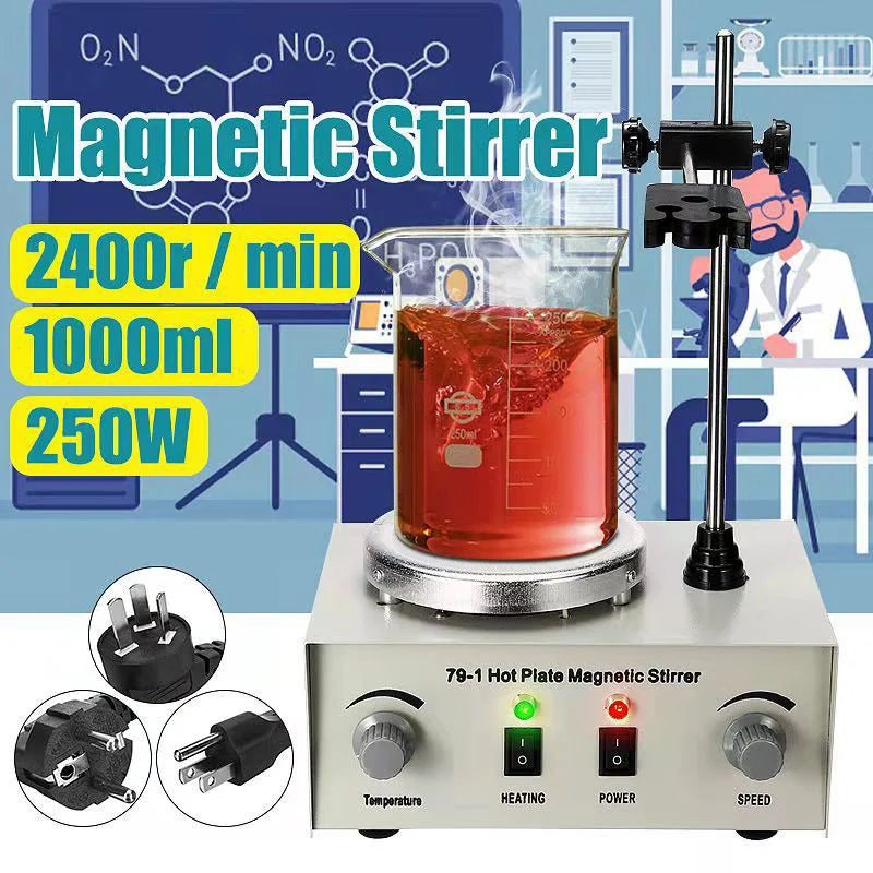 Magnetic Heating Stirrer – Electronic Temperature Control Mixer