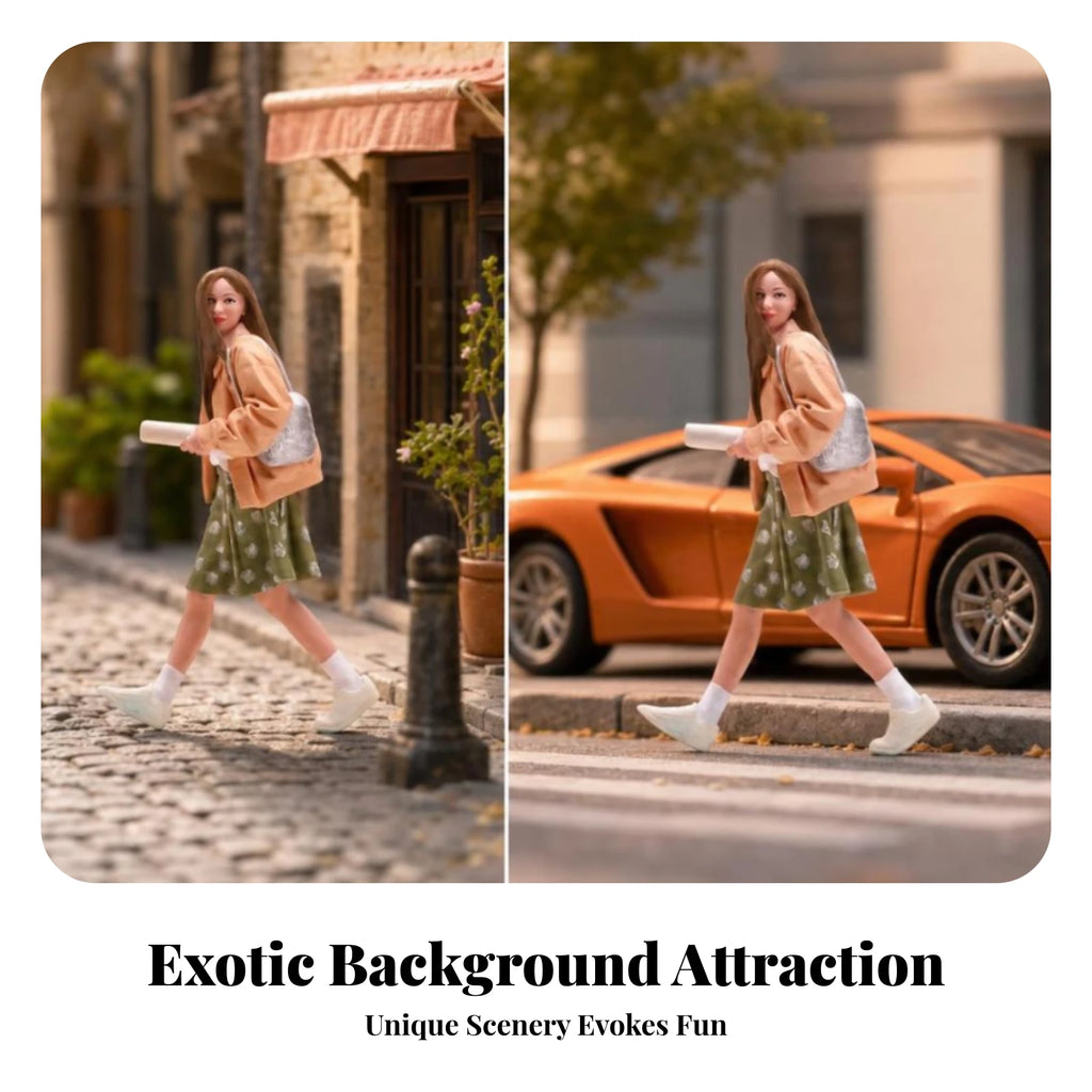 Female Resin Miniature Figurine | Diorama Collectible Display