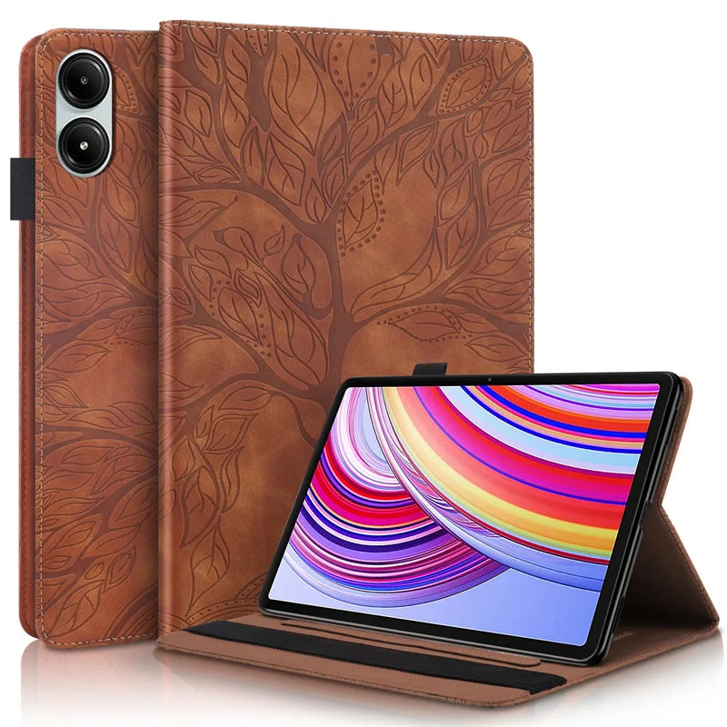 Xiaomi Redmi Pad 2 11" Embossed Tree Flip Wallet Stand Case